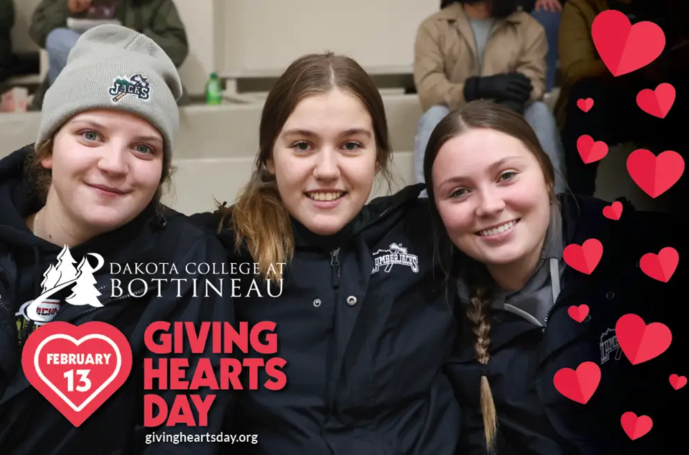 giving hearts day poster with students